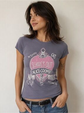 Alice Cooper schools out baby Tee